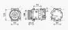AVA CITROEN Компресор кондиціонера C4 GRAND PICASSO I 2.0 09-, C4 GRAND PICASSO II 1.6 13-, C4 II 2.0 HDi 09-, DS, PEUGEOT AVA COOLING CNAK282 (фото 1)