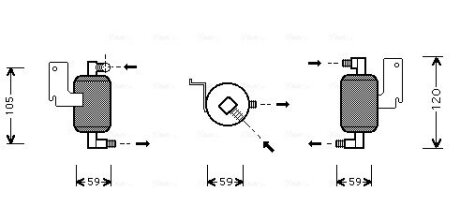 Осушувач кондиціонера AVA COOLING CND186