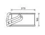 Радіатор пічки CHRYSLER SEBRING, DODGE CALIBER, JOURNEY, JEEP COMPASS, PATRIOT BWD-OM651.925 06.06- AVA COOLING CR6140 (фото 1)