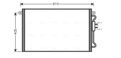 Радіатор кондиціонера AVA COOLING CRA5075