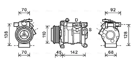 Автозапчасть AVA COOLING CRAK128
