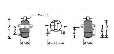 Осушувач кондиціонера AVA COOLING CRD060