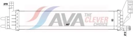 Радіатор, Система охолодження двигуна AVA COOLING DA2024