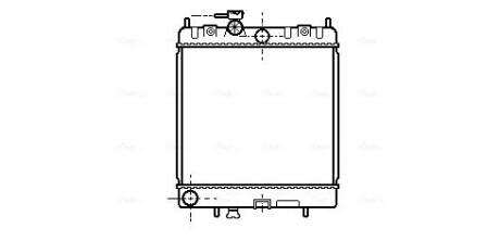 Радіатор, охолодження двигуна AVA COOLING DN2128