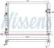 Радіатор двигуна (товщина: 26мм) INFINITI EX, FX, QX50 I, QX70 VK50VE/VQ35HR/VQ37VHR 10.08- AVA COOLING DN2482 (фото 2)