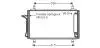 Конденсатор кондиціонера (з осушувачем) NISSAN 350Z 3.5 09.02-12.09 AVA COOLING DN5329D (фото 1)
