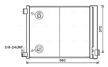 Автозапчасть AVA COOLING DN5427D