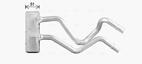 Теплообмінник, система опалення салону AVA COOLING DN6475
