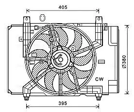 Автозапчасть AVA COOLING DN7532