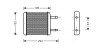 Радиатор обогревателя DAEWOO MATIZ 0.8 MT/AT 98-(выр-во AVA) AVA COOLING DWA6024 (фото 1)