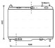 Радіатор, Система охолодження двигуна AVA COOLING FD2442 (фото 1)