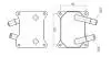 AVA FORD Оливний радіатор C-Max, Focus II, Galaxy, Mondeo IV 1.8TDCI 05- AVA COOLING FD3699 (фото 1)