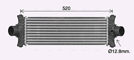 Охолоджувач наддувального повітря AVA COOLING FD4677