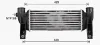 Радіатор інтеркулера Ford Transit Connect 1.8 TDCi 02-13 AVA COOLING FD4697 (фото 2)