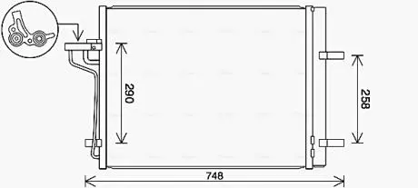 Автозапчасть AVA COOLING FD5647D