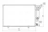 Радіатор кондиціонера Ford Transit Custom 1.5 TDCi 14- AVA COOLING FD5707D (фото 1)