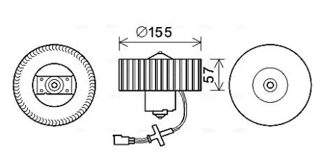 Автозапчасть AVA COOLING FD8568