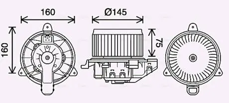 Автозапчасть AVA COOLING FD8626