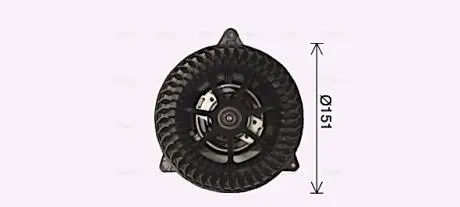 Вентилятор салона FORD FOCUS (1999) 2.0 (выр-во AVA) AVA COOLING FD8653