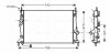 Радіатор охолодження двигуна FOCUS/MAZDA3/S40 16/8 03- (Ava) AVA COOLING FDA2369 (фото 1)