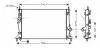 Радиатор охлаждения двигателя FOCUS/MAZDA3/S40 16/8 03- (Ava) AVA COOLING FDA2369 (фото 1)