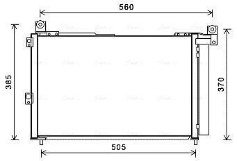 Радиатор кодиционера AVA COOLING FDA5486D