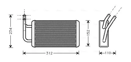 Автозапчасть AVA COOLING FDA6215