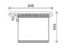 Випаровувач кондиціонера FORD C-MAX II, FOCUS III, FOCUS III/HATCHBACK, FOCUS III/KOMBI, GRAND C-MAX, KUGA II 1.0-Electric 04.10-02.20 AVA COOLING FDV491 (фото 1)