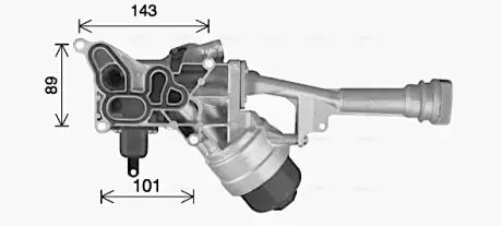 Автозапчасть AVA COOLING FT3478H