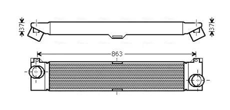 Автозапчасть AVA COOLING FTA4353