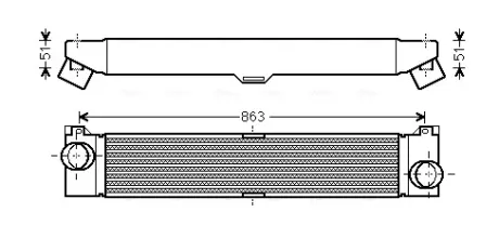 Автозапчасть AVA COOLING FTA4360