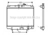 Радиатор охлаждения двигателя Honda Civic (выр-во AVA) AVA COOLING HD2120 (фото 2)