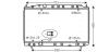 Радіатор двигуна (товщина: 26мм) HONDA ACCORD VIII N22B1/N22B2 07.08- AVA COOLING HD2300 (фото 1)
