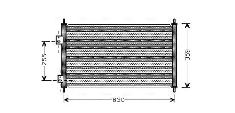 Радіатор кондиціонера AVA COOLING HD5165