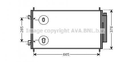Конденсатор кондиционера HONDA CR-V (RE) (06-) (выр-во AVA) AVA COOLING HD5214D