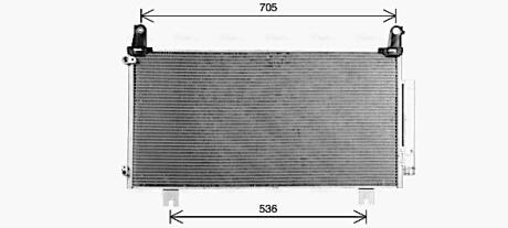 AVA HONDA Радіатор кондиціонера (конденсатор) CR-V IV 2.4 15- AVA COOLING HD5328D