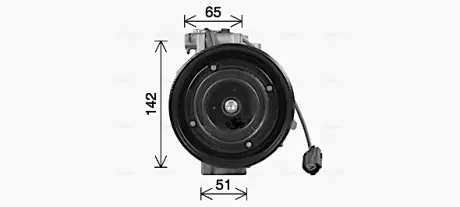 Компресор кондиціонера Honda Accord VII 2.0 03-08 AVA COOLING HDAK322