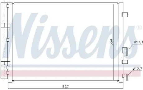 Радиатор кондиционера Hyundai i20 (15-) AVA COOLING HY5610D
