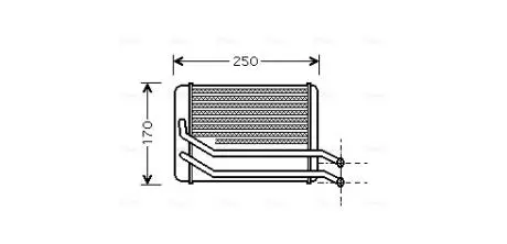 Теплообменник, Система отопления салона AVA COOLING HY6118