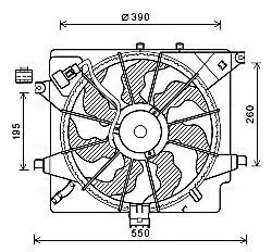 Автозапчасть AVA COOLING HY7563