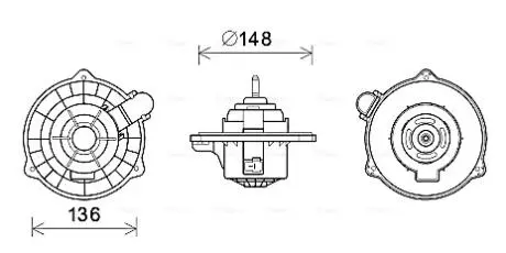 Автозапчасть AVA COOLING HY8404