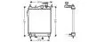 Радиатор охлаждения HYUNDAI GETZ (TB) (02-) 1.1-1.6i MT (выр-во AVA) AVA COOLING HYA2099 (фото 1)