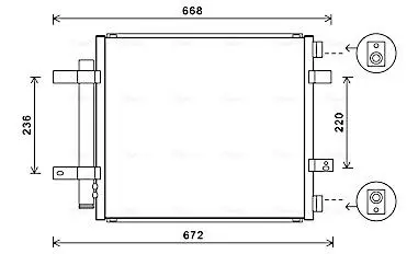 Автозапчасть AVA COOLING JR5053D