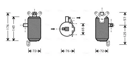 Осушувач кондиціонера AVA COOLING JRD021