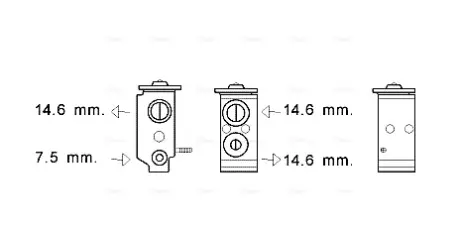Автозапчасть AVA COOLING KA1268