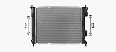 Автозапчасть AVA COOLING KA2327