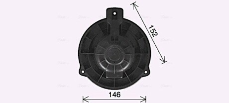 Вентилятор отопителя салона Kia Rio (11-17) AVA AVA COOLING KA8309