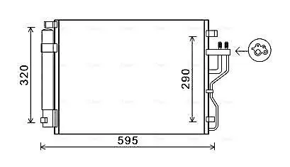 Автозапчасть AVA COOLING KAA5151D