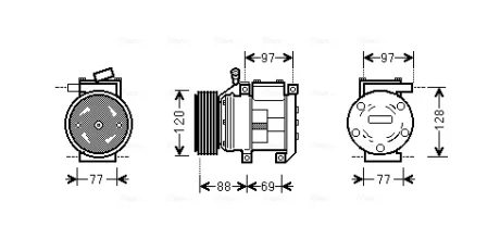 Автозапчасть AVA COOLING KAAK117