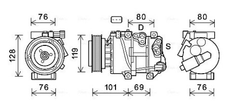 Компрессор AVA COOLING KAAK279